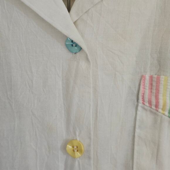 Vintage Cape Cod Sportswear Outfit Grandma Cottage Core Vintage Pastel Medium - Picture 5 of 12